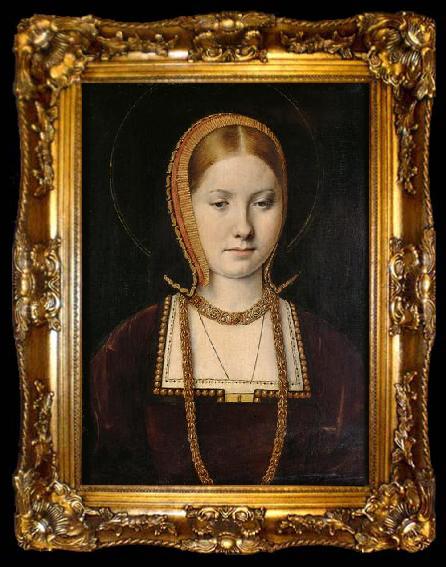 framed  Michiel Sittow Young Catherine of Aragon, ta009-2